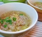 白菜と春雨の豚肉スープ